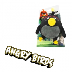 Brelok Angry Birds Bomb - 9 cm pluszak maskotka
